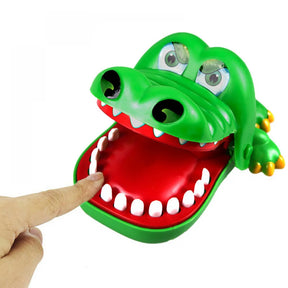 Jogo de Dentista Crocodilo - Brinquedo de Engolir Dedos - Diversão para Crianças e Família