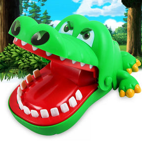 Jogo de Dentista Crocodilo - Brinquedo de Engolir Dedos - Diversão para Crianças e Família