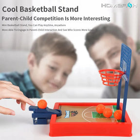 Jogo de Basquete Mini - Jogo Portátil de Mesa para Escritório ou Viagem