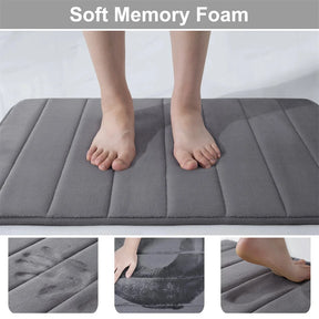 Tapete de Banho Olanly Memory Foam - Super Absorvente e Antiderrapante para Banheiro